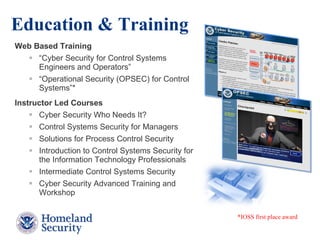 Security Instructor Training Course DHS ICS Security Presentation | PPT