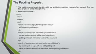 Css padding | PPT