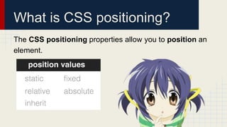 CSS Positioning | PPT