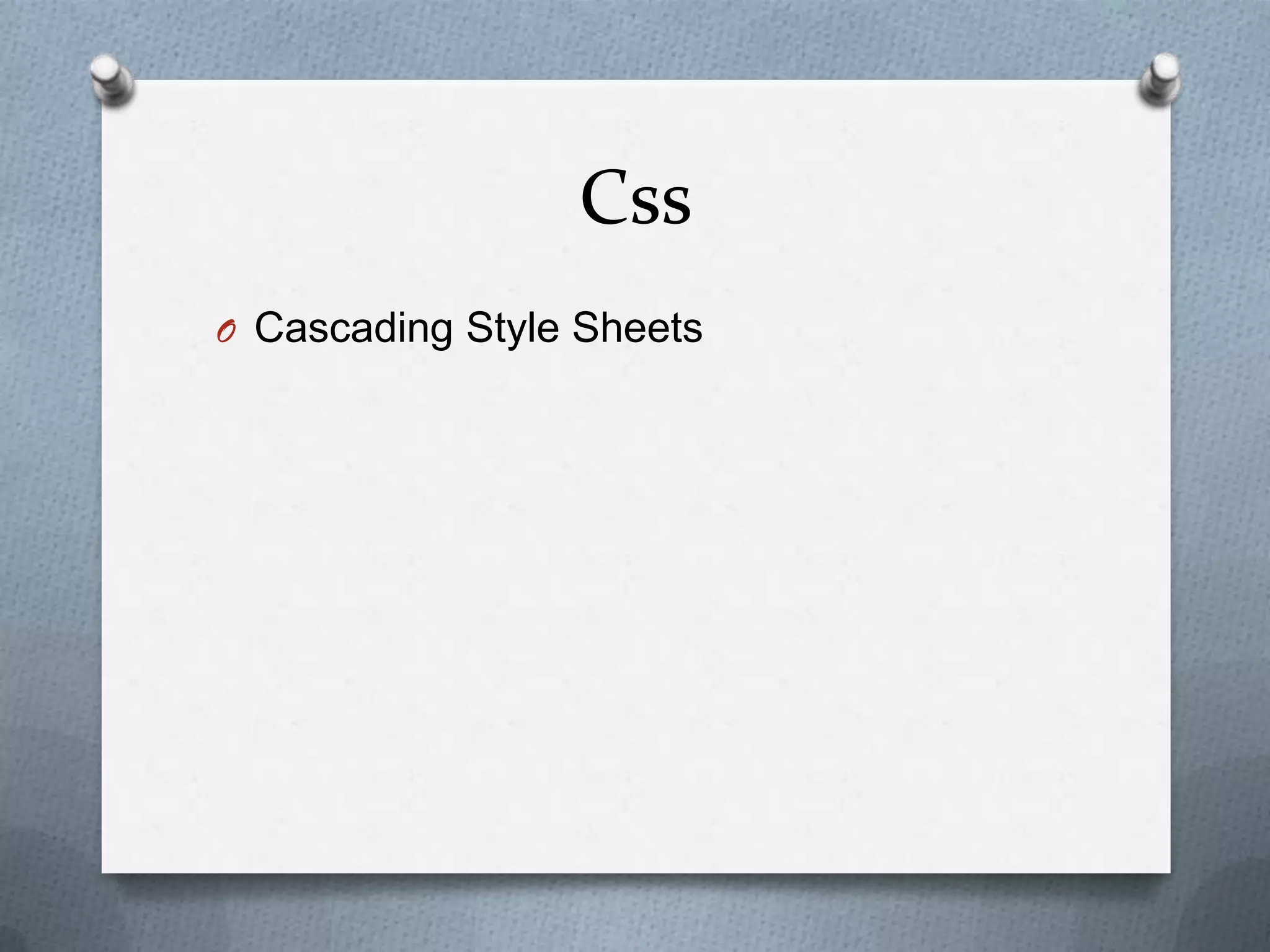 Css powerpoint | PPT