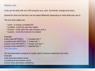 CSS ppt | PPT