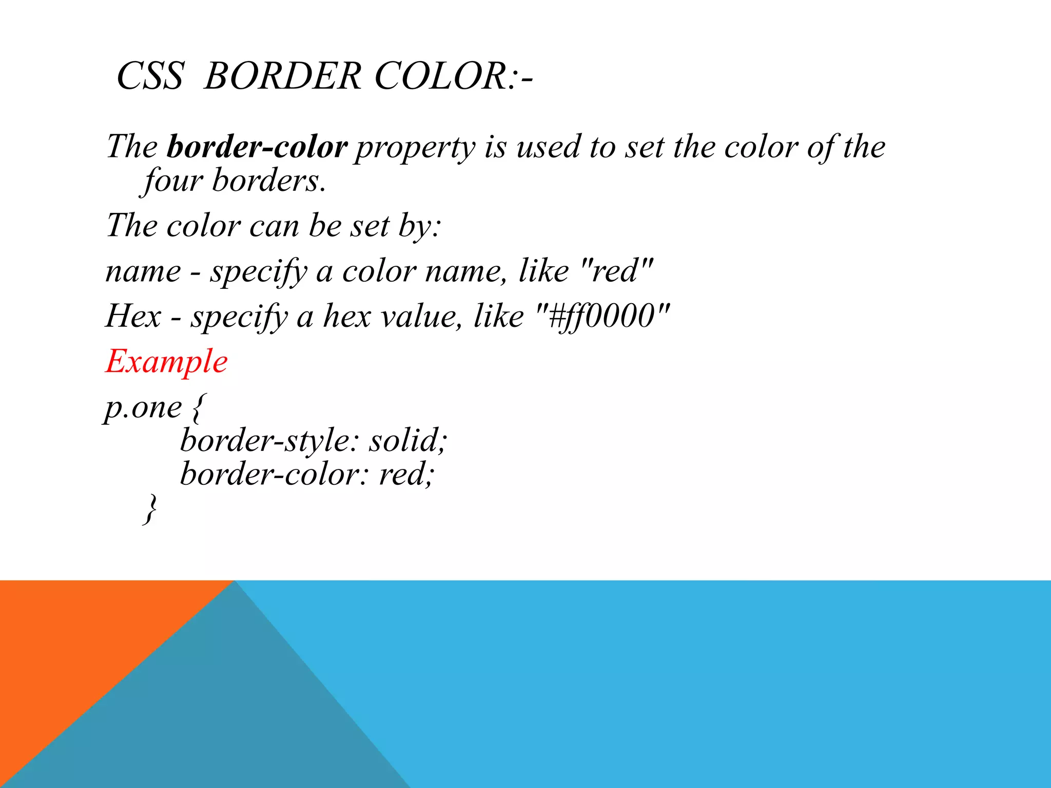 Css ppt | PPT