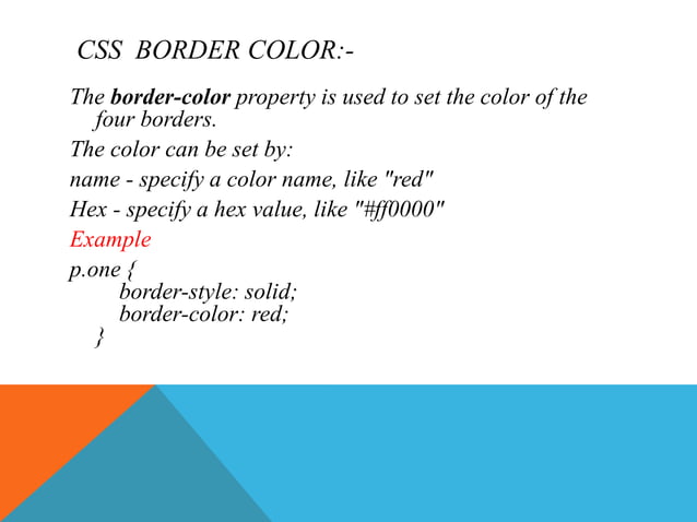 Css ppt | PPT