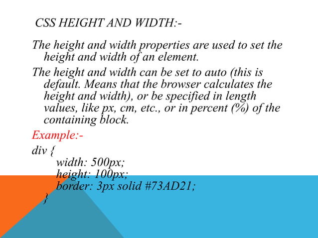 Css ppt | PPT