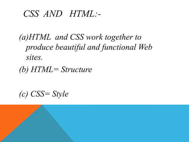 Css ppt | PPT