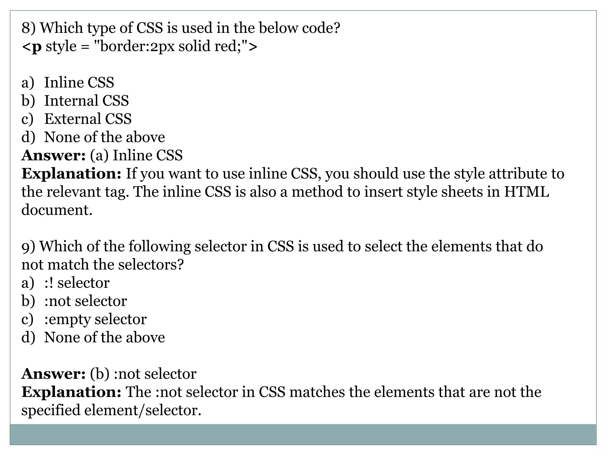 Css ppt - Cascading Style Sheets | PPT