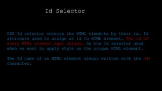 CSS ppt of cascading Style sheet for beginners.pptx