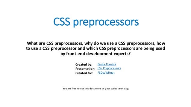 Css Preprocessors css-preprocessors