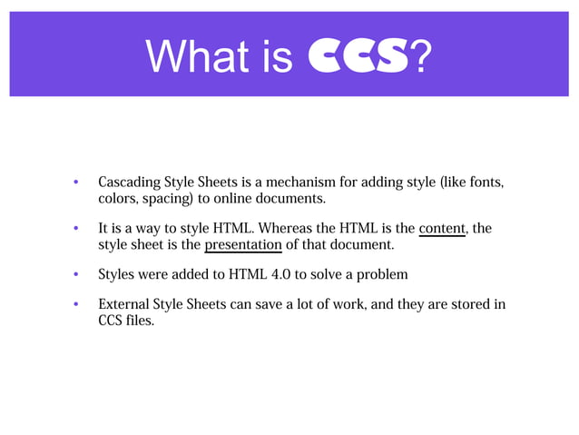 Css present | PPT