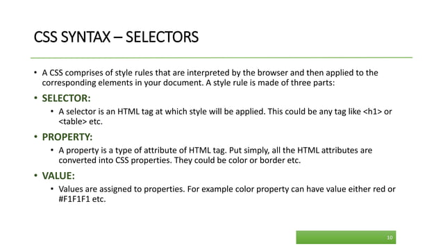 Complete Lecture on Css presentation | PPTX | Web Design and HTML ...