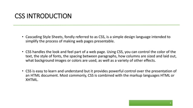 Complete Lecture on Css presentation | PPTX | Web Design and HTML ...