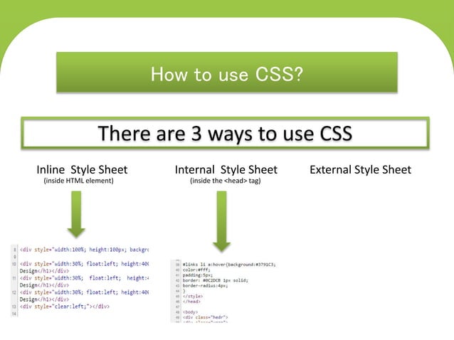 CSS presentation | PPTX