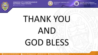 THANK YOU
AND
GOD BLESS
 