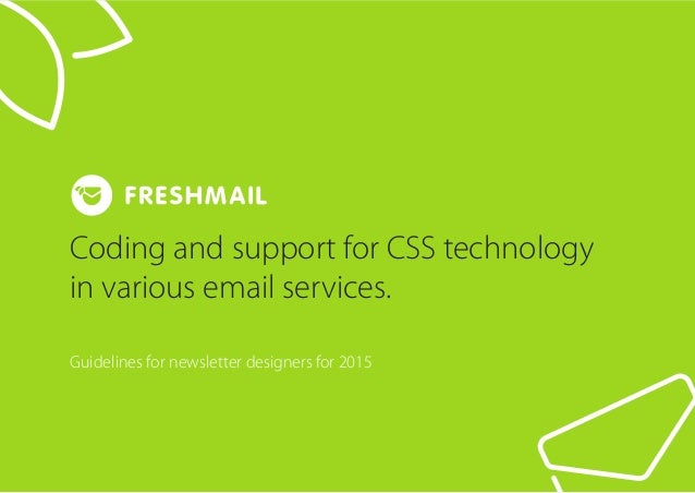 Best Practices For Email Codingcss Raport Introduction