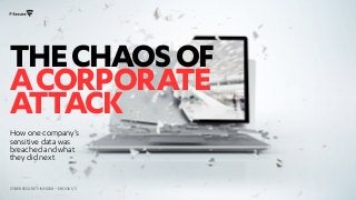 CYBER SECURITY INSIDER – EBOOK 1/3
How one company’s
sensitive data was
breached and what
they did next
Thechaosof
acorporate
attack
 