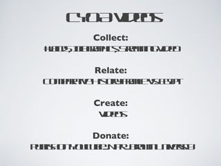 CYOA Videos Collect: #jan25, Infographics, Streaming Video Relate: Comparative History: France vs. Egypt Create: Videos Donate: Publish on YouTube...NPR...Brown University 