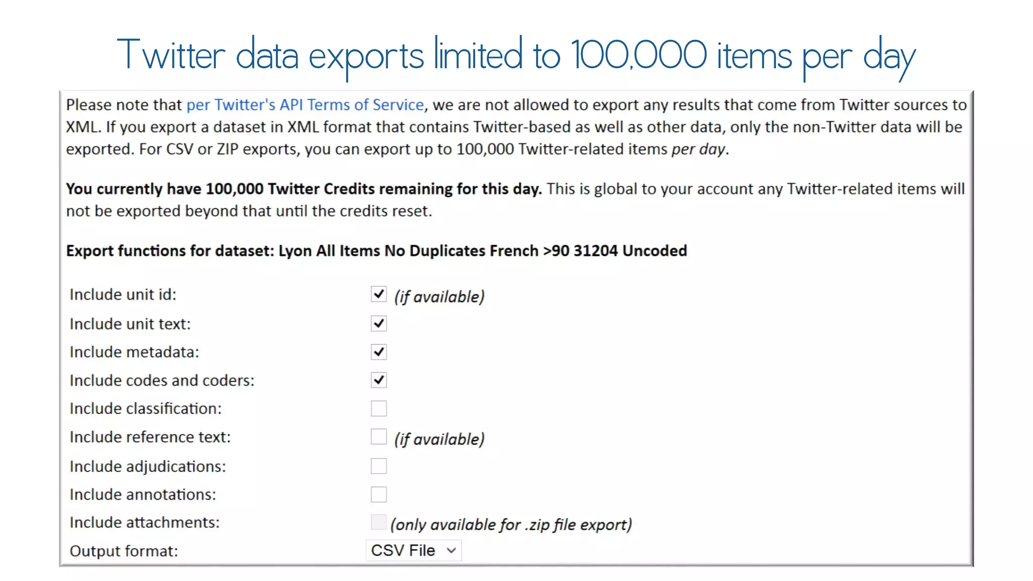 Text Analytics for Social Data Using DiscoverText & Sifter