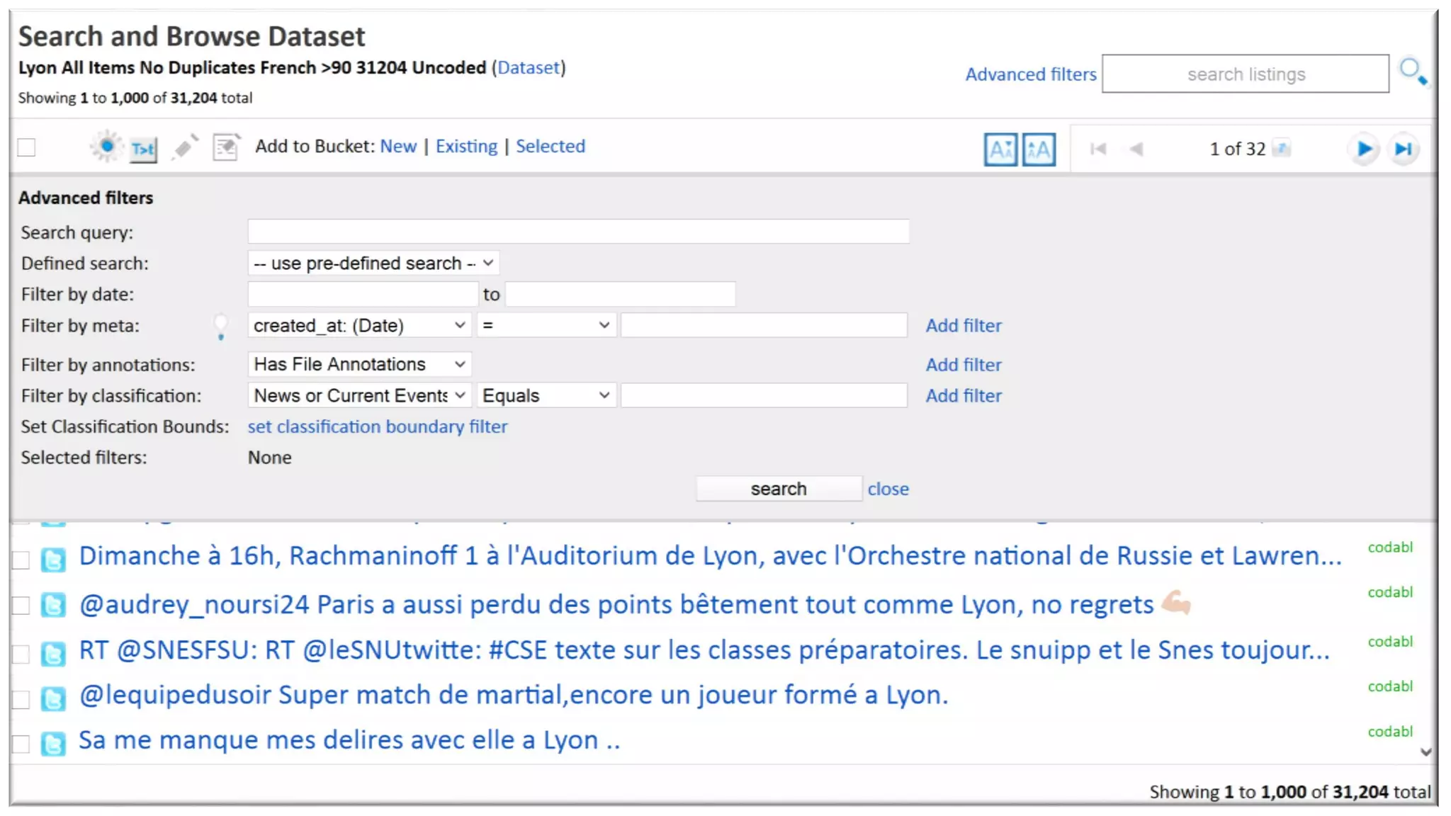 Text Analytics for Social Data Using DiscoverText & Sifter