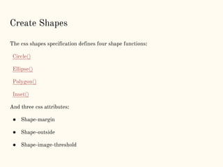 Css shapes | PPT