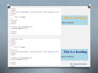 What is CSS? | PPTX