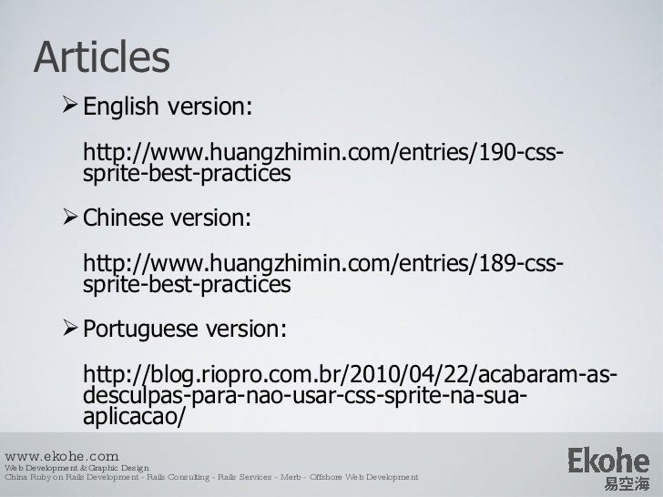 Css Sprite Best Practices