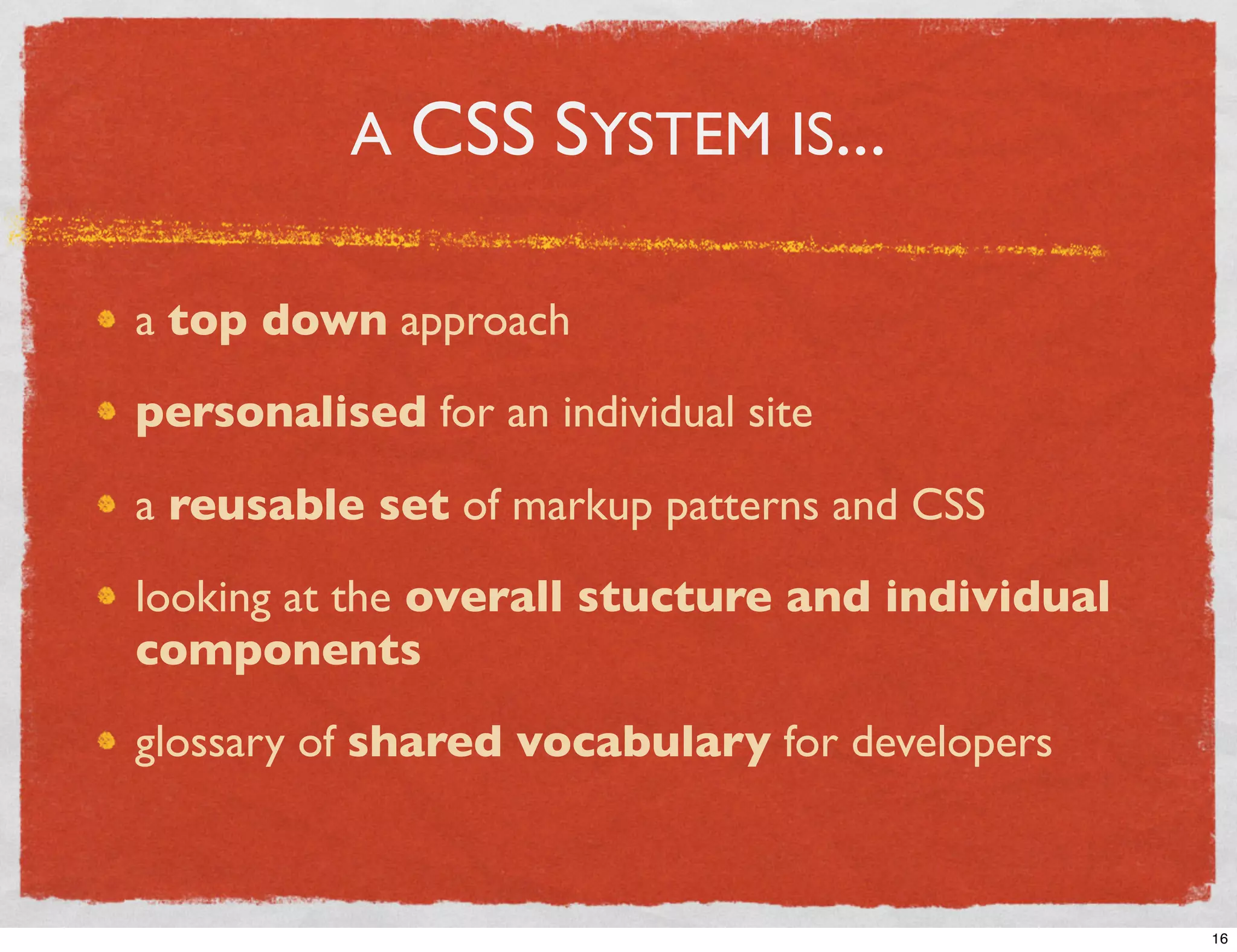 CSS Systems