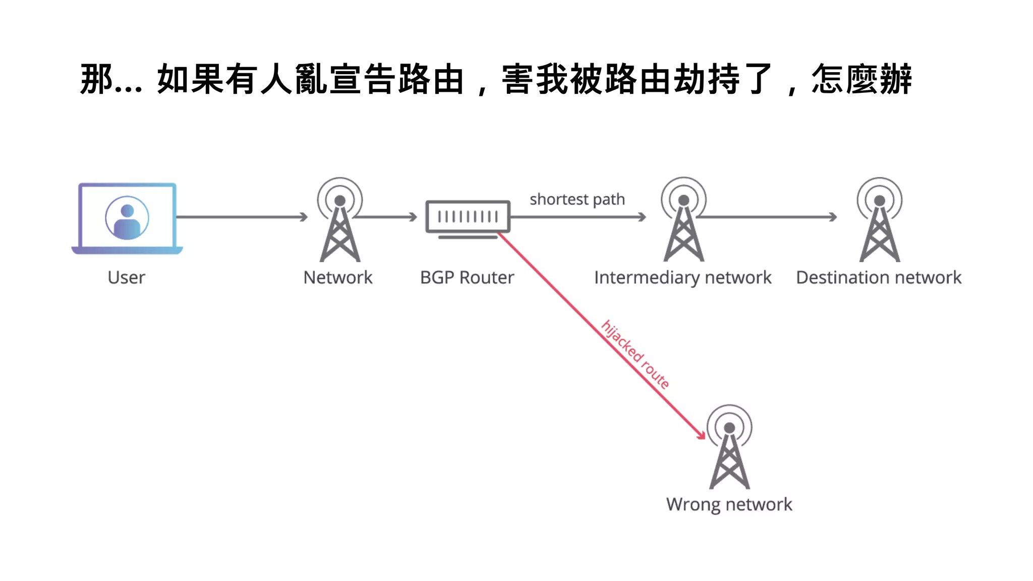 那… 如果有人亂宣告路由，害我被路由劫持了，怎麼辦
 