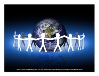 Source: http://www.denishirst.fr/fr/2010/05/questce-votre-web-communauté-sur-twitter-.html
 