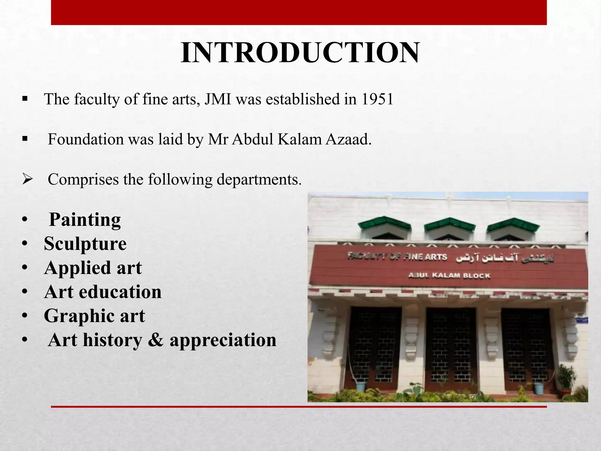 CASE STUDY F/o FINE ARTS JAMIA DELHI | PPTX