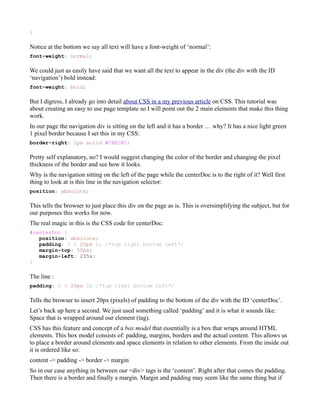 Css tutorial | DOC