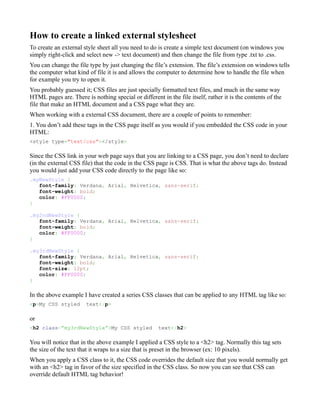 Css tutorial | PDF