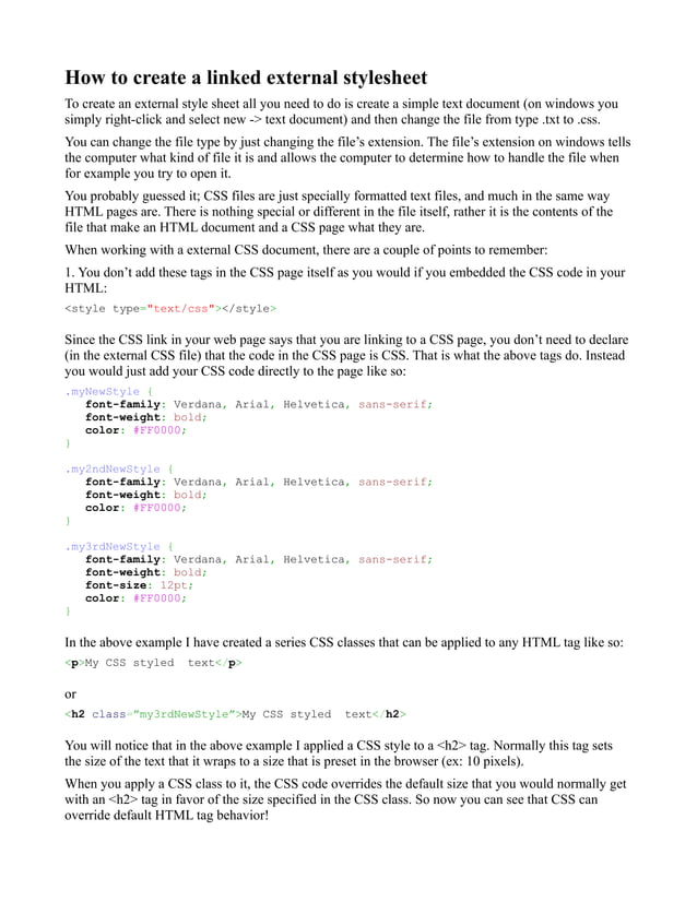 Css tutorial | DOC