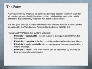Building and styling forms | PPTX