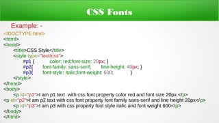 CSS Basics | PPT