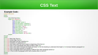 CSS Basics | PPT