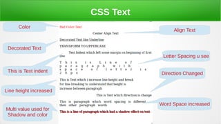 CSS Basics | ODP | Web Design and HTML | Internet