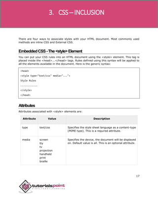 Css tutorial | PDF | Free Download
