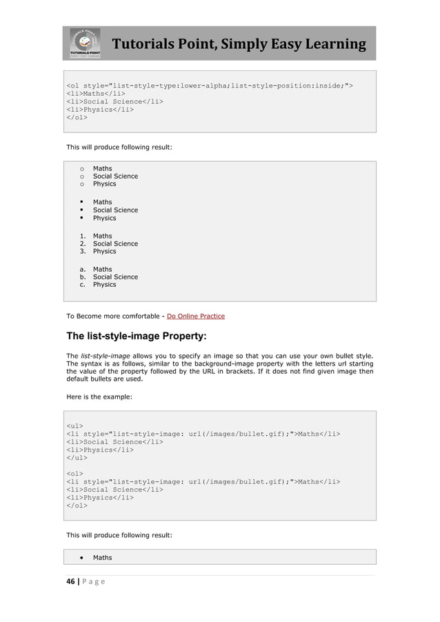 Css tutorial | PDF