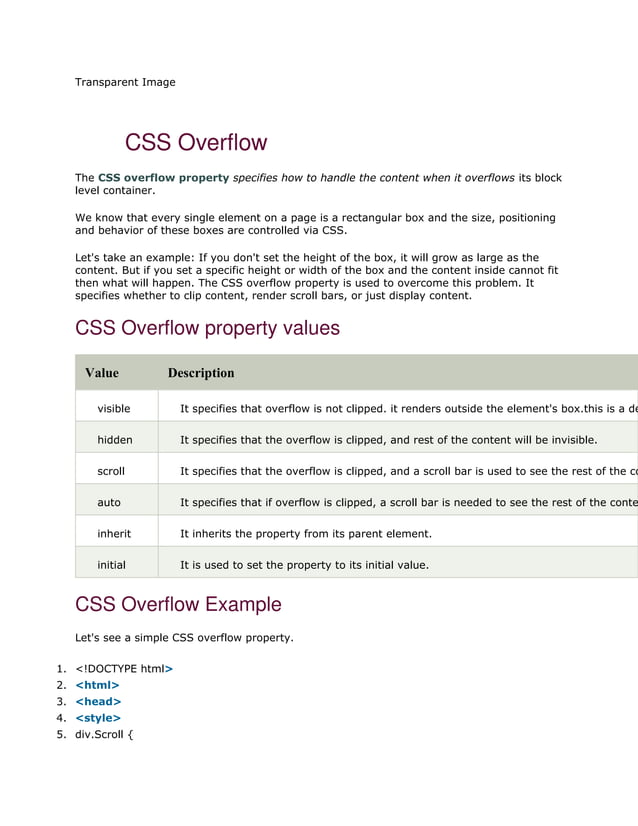 CSS Tutorial For Basic Students Studying | PDF