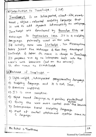 CSS Unit I - Notes | PDF