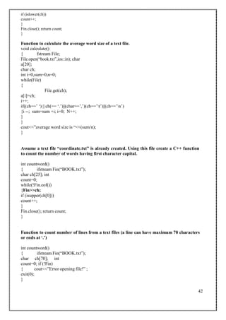 CBSE XII COMPUTER SCIENCE STUDY MATERIAL BY KVS | PDF