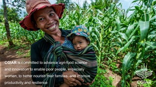 Climate-smart, sustainable and nutritious food for all