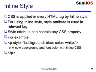 CSS | PPT