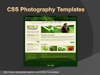 http://www.templatekingdom.com/CSS-Templates/ 