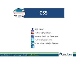 Css with example | PPTX