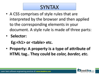 Css with example | PPTX