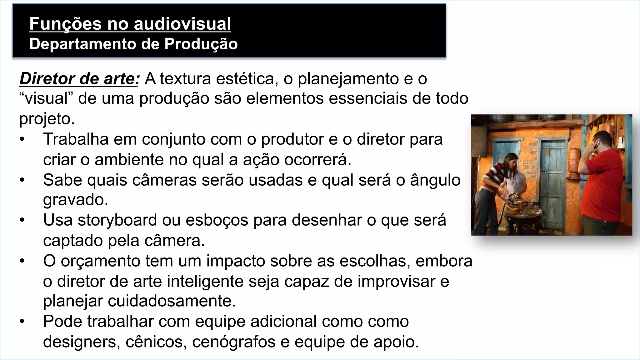 PRODUÇÃO AUDIOVISUAL - Etapas da Produção pdf | PDF