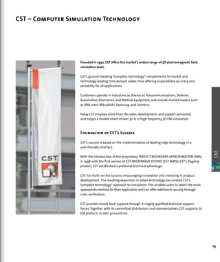 Cst studio-suite-2011-brochure-low | PDF