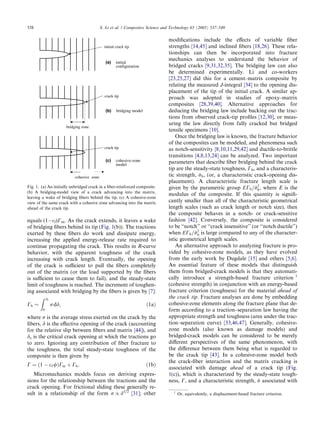 Use of a cohesive-zone model to analyze the fracture of a fiber ...