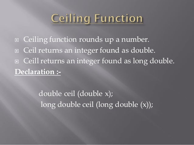 C Standard Library Functions